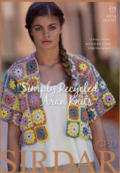 Sirdar Simply Recycled Aran Pattern Books