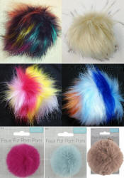 Faux Fur PomPoms