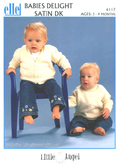 babies cardigan and pullover