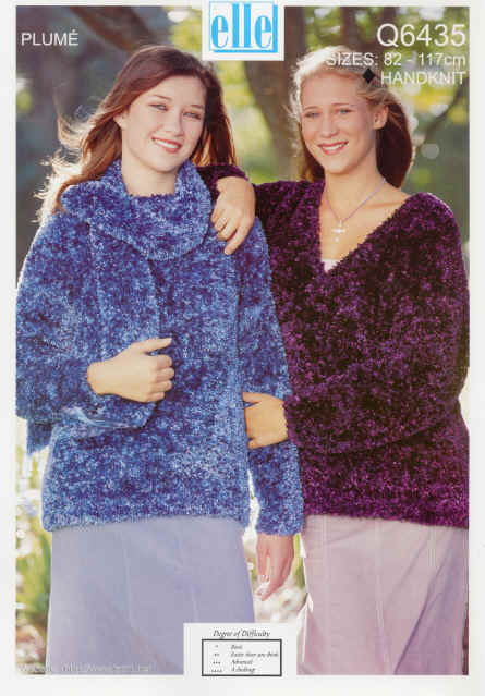 Ladies furry Pullover and Scarf