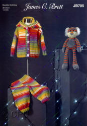 James C.Brett Baby Twinkle Prints DK Patterns