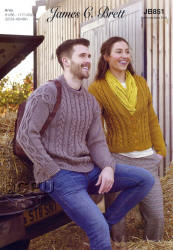 James C.Brett Aran Patterns