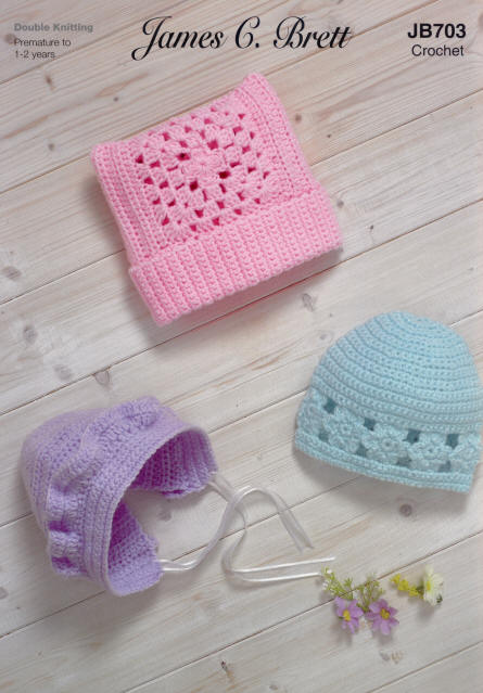 Colours shown are shades BB3, BB6 and BB12