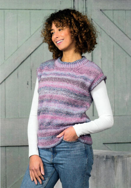 Ladies knitted Slipover in shade MC70