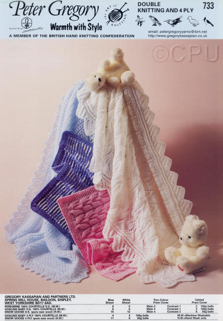 Knitted Shawls and Pram Covers