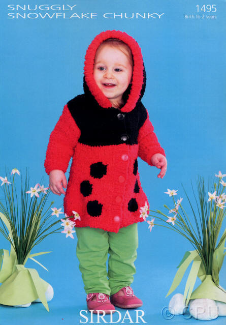 Colours shown are shades 655 Rosy Red and 711 Black