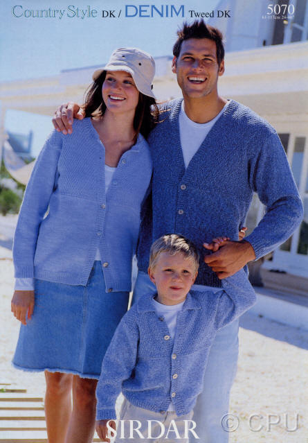 Sirdar Denim Tweed Double Knit Patterns