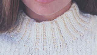 Ladies Top - neck detail
