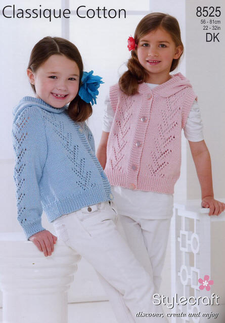  Girls Cardigan and Waistcoat