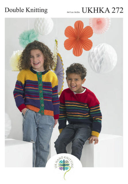 Striped Cardigan and Striped Sweater for babies, toddlers and children