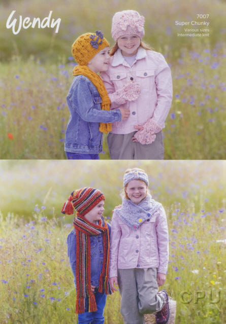 Knitted Childrens Hats, Scarves, Gloves, Neck Warmer, Head Band