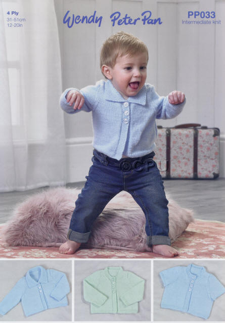 Knitted Cardigan, Waistcoat and Slipover
